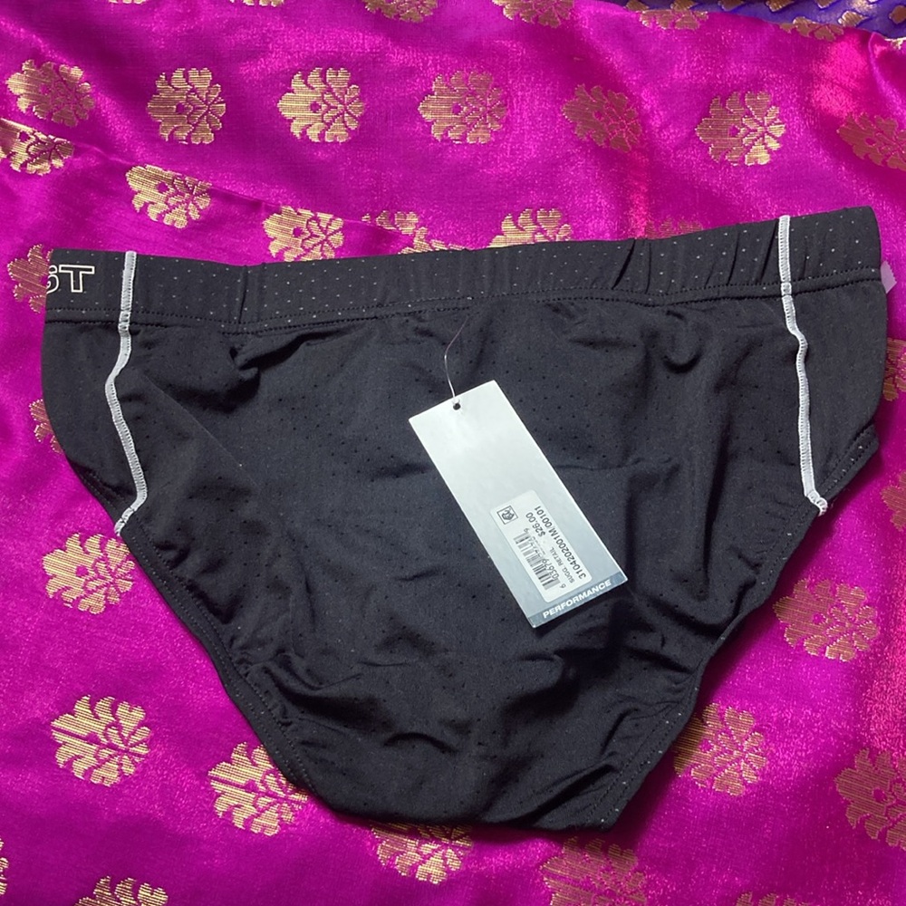 🐬2xist Men's Black Performance Briefs - Picture 5 of 7